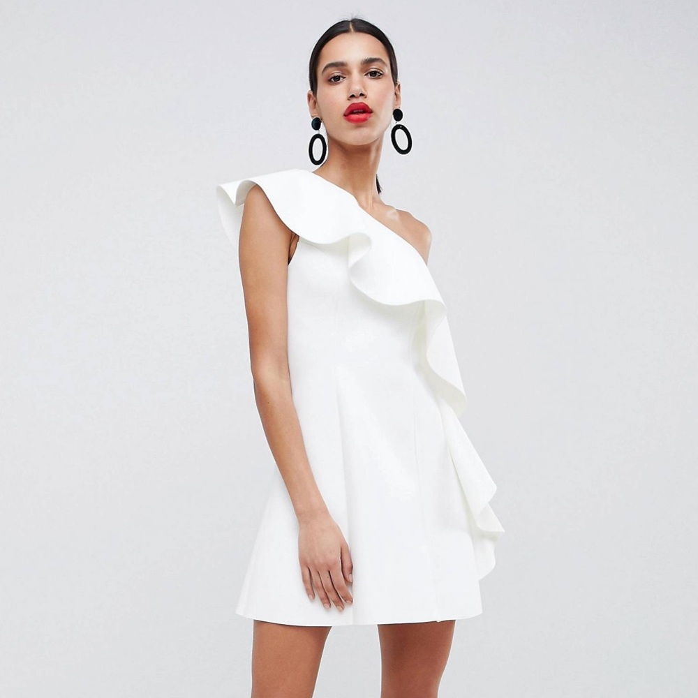 ASOS One Should White Dress